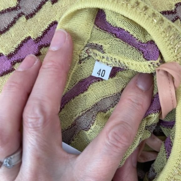 Missoni knit dress with under layer - Picture 5 of 6